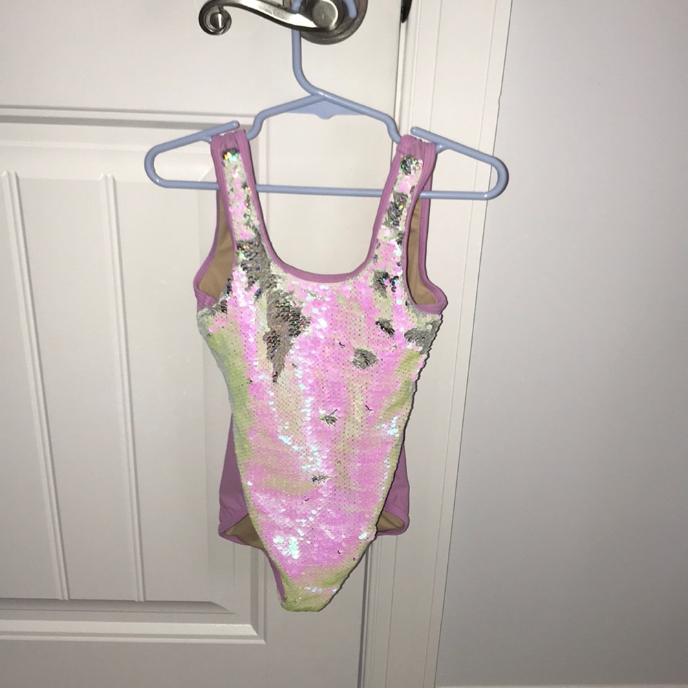 Girls Sequin Bathing Suit